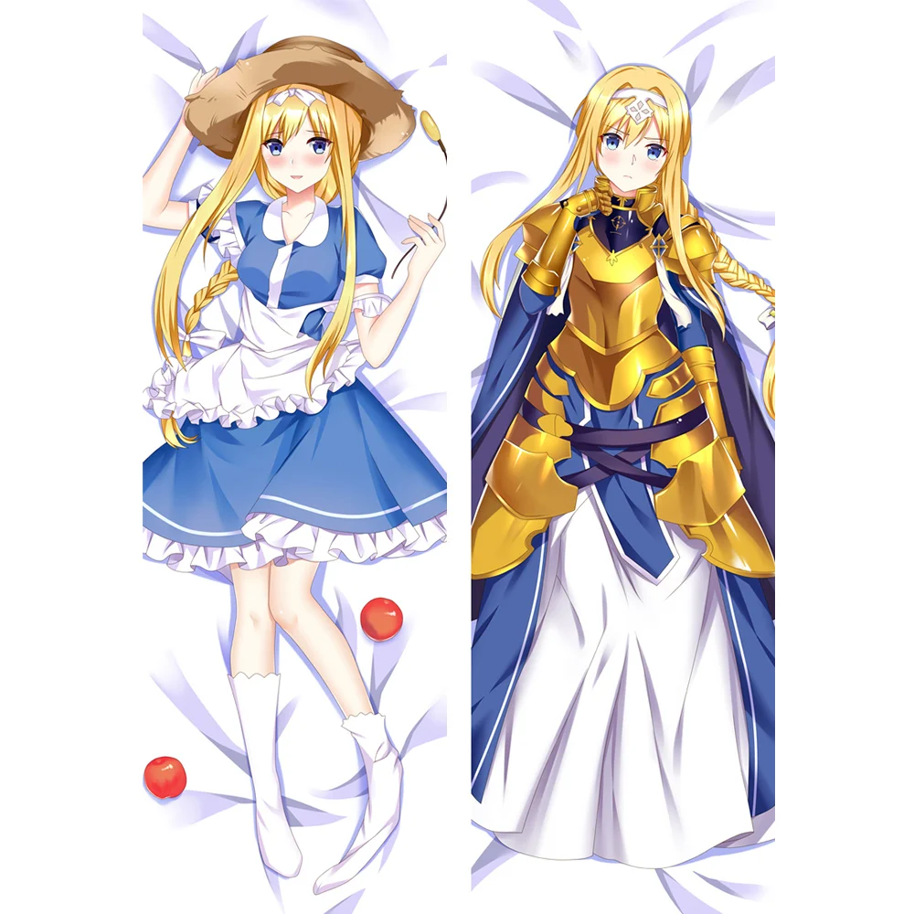 MGF Sword Art Online Alicization SAO аниме персонажи Алиса боди наволочка дакимакура - Цвет: 910053