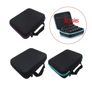 

30 Slots Essential Oil Holder For 1ML 2ML 3ML Essential Oil Box Case Shockproof Anti-Full Handle Carrying Case Bag