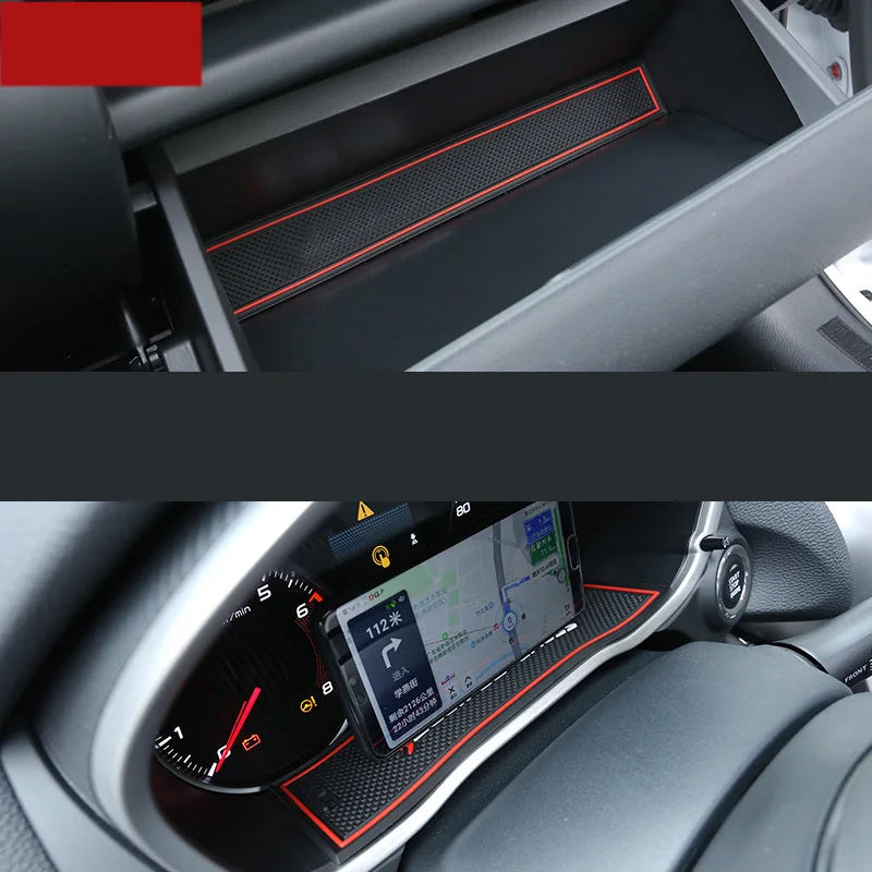 Lsrtw2017 Автомобильная дверь Слот коврик для Mitsubishi Eclipse Cross декоративные аксессуары для интерьера молдинги