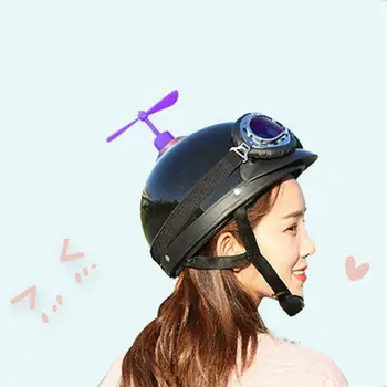 

New Motorcycle Bike Helmet Fan Style Decorate Accessories Suction Cup Propeller Universal motorcycle parts TXTB1