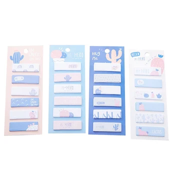 

Cactus Lovely Memo Pad Sticky Notes Notepads Student Paper Stationery School Office Supply Random Style