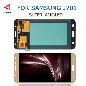 

J701 Super AMOLED LCD For Samsung Galaxy J7 Neo J7 Core J701 J701F J701M LCD Display Touch Screen Digitizer Assembly Panel Parts