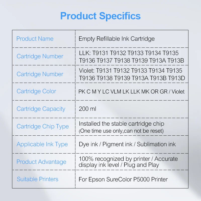 11Colors/Set T9131-T9139 T913A T913B T913D For