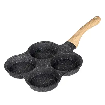 

Four-hole Frying Pot Pan Thickened Omelet Pan Non-stick Egg Pancake Steak Pan Cooking Egg Ham Pans Breakfast Maker Cookware