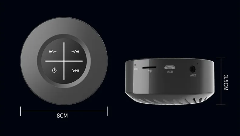Интеллектуальные Bluetooth колонки светодиодный сенсорный портативный мини беспроводной сабвуфер для смартфонов Громкая связь