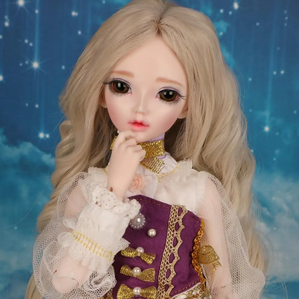 

1/4 scale nude BJD doll kid sweet girl BJD/SD Resin figure doll DIY Model Toy gift.Not included Clothes,shoes,wig A0202Chloe MSD