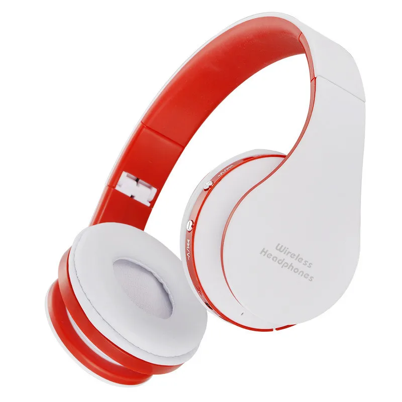 Foldable Blutooth Casque Headphone Audio gaming Headset Wireless Headphone Big Earphone With Mic for Phone Computer