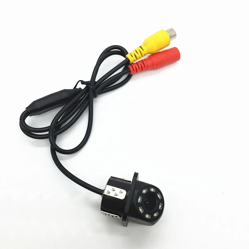 Высокое качество 170 градусов угол обзора+ 8LED маленькая соломенная Водонепроницаемая камера заднего вида