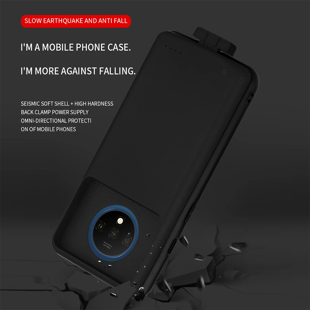 Для Oneplus 7T чехол для зарядного устройства 7000 Mah Smart Cover power Bank и чехол для телефона для Oneplus 7T чехол для аккумулятора