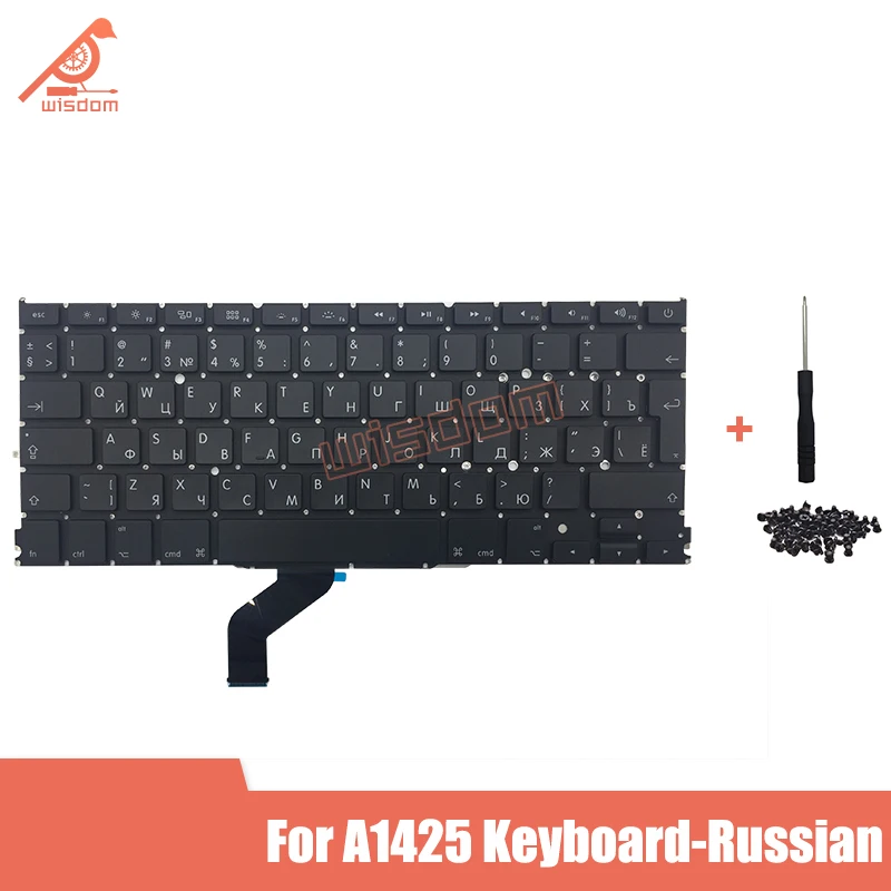 

Full New A1425 Russian keyboard For Apple Macbook Pro Retina 13" A1425 Laptop keyboard 2012 2013 Year