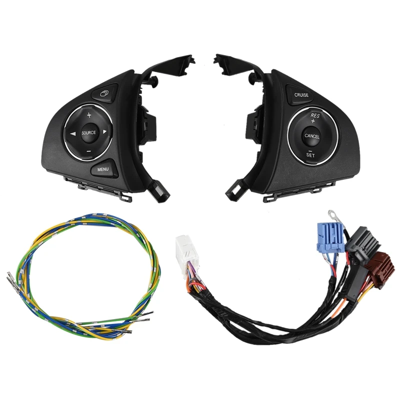 

Steering Wheel Control Switch Buttons Car Styling Audio Radio Remote Cruise Control Button with Cables for Honda 2015-2018
