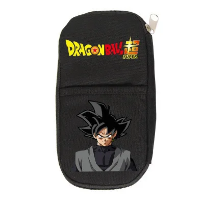 Карнавальный брезентовый чехол-карандаш Dragon Ball на молнии с мультипликационным рисунком, косметичка для макияжа, Подарочная сумка для канцелярских принадлежностей