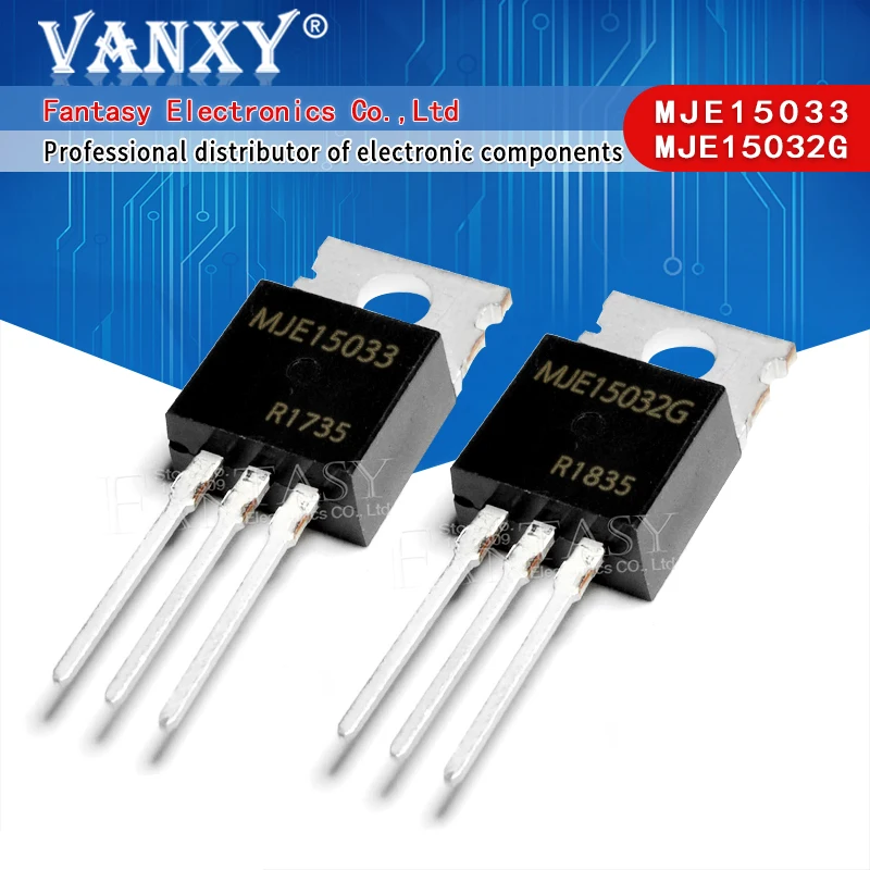 2Pairs MJE15032G + MJE15033G TO-220 NEW Good Quality