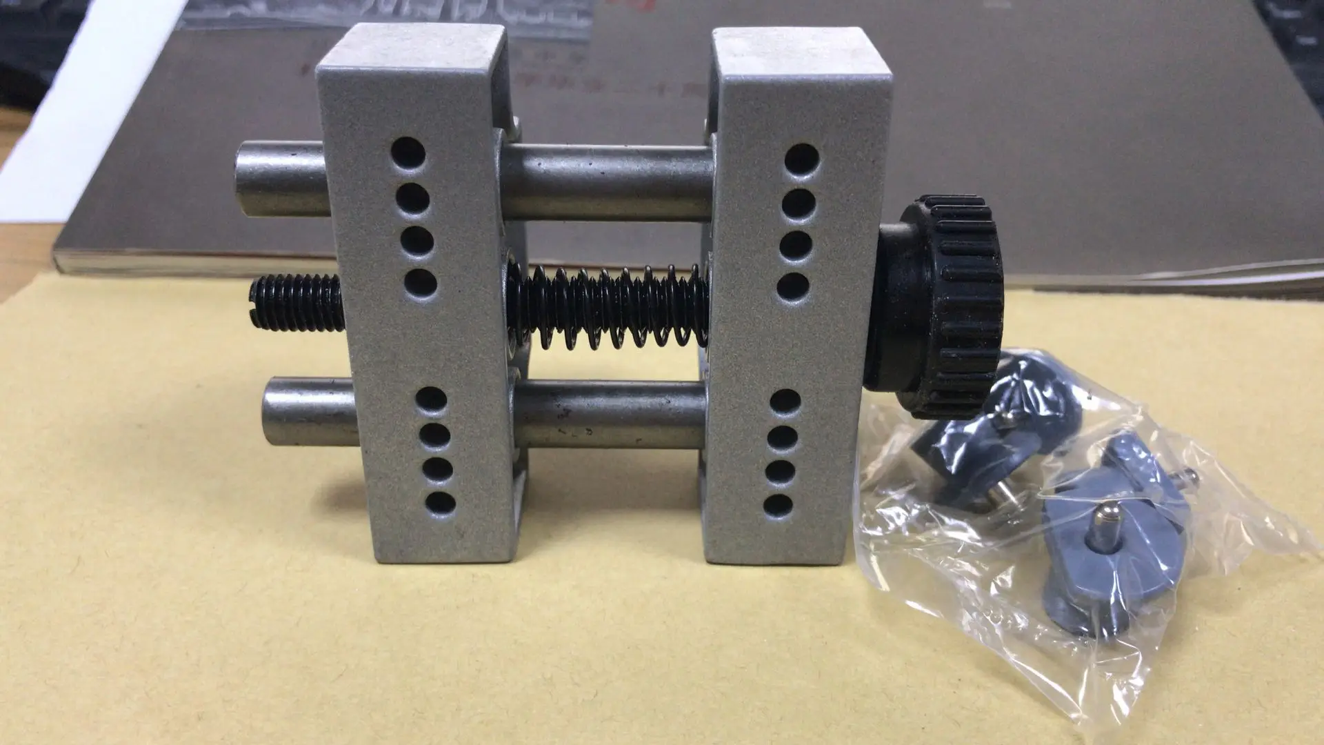 

Clock Tool Metal Large Gauge Stand Clamp Pedestal Fixed "Watch Header Adjustable Distance