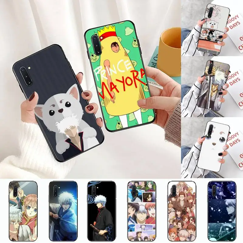 

GINTAMA amine Phone Case For Samsung Galaxy S8 S9 S10 Plus S10E Note 3 4 5 6 7 8 9 10 Pro Lite cover