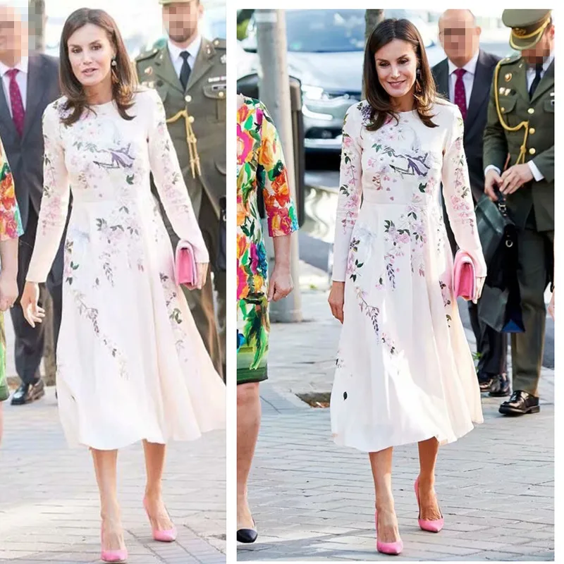 Платья принцессы для женщин офисные женские платья vestido de festa А-силуэт женское тяжелое цветочное вышитое Элегантное Платье Халаты Femme