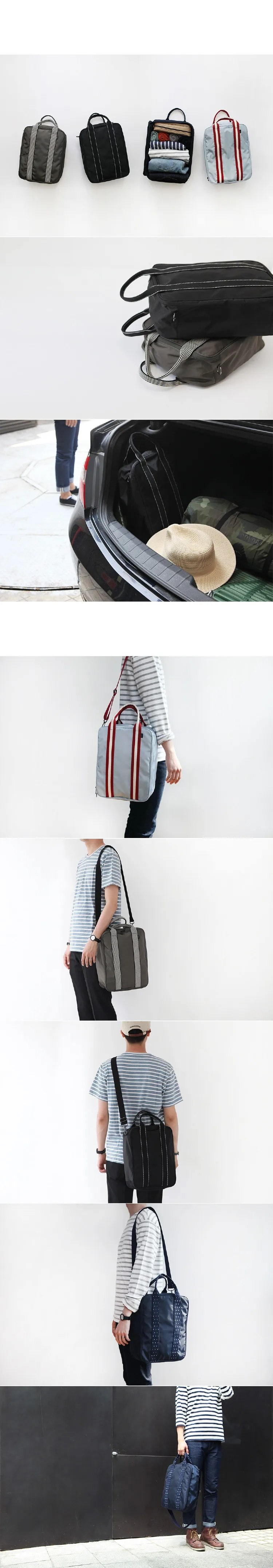 Large Capacity Carrying Travel Business Bag Large Capacity Cross Body Briefcase Clothing Storage Bag