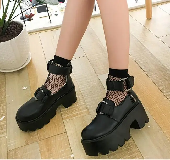 

New Ankle Strap Gladiator High Heels Women Narrow Net yarn Hollow Women Sandals Buckle Strap Summer Fashion Sandalias