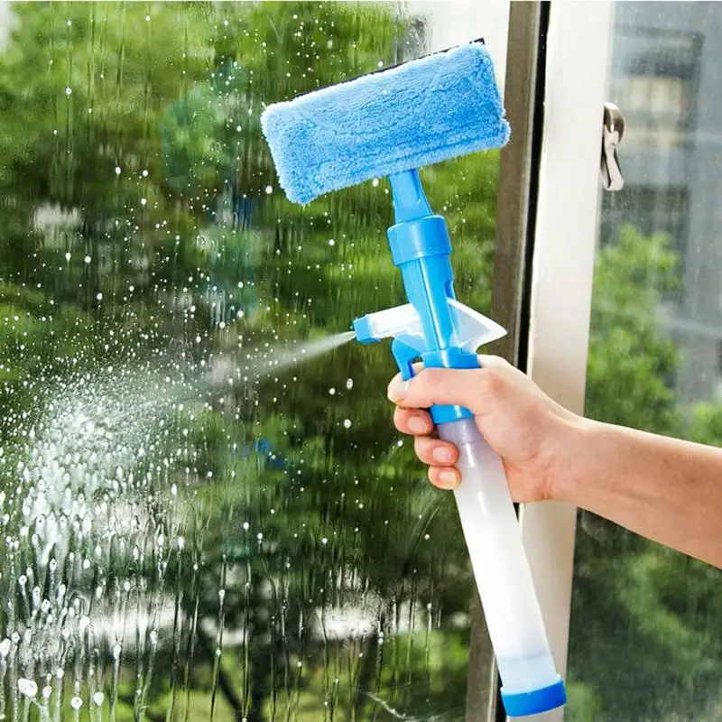 

Spray Window Cleaner Brush Wiper Car Cleaning Wizard Washing Tool Mirror Airbrush Multifunction Spatula Mops Scraper Home Tools