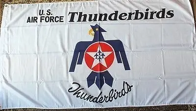3ft x 5ft 3 x5ft США Thunderbirds эскадрильи с принтов в виде флажков баннер, флаг из полиэстера Размеры 150*90 см