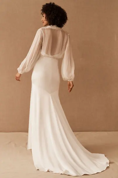 Ivory Wedding Jacket Chiffon Puffy Voluminous Full Sleeve 2025 Bridal  Bolero Formal Party Cape Shrug Bride Cape Accessory - AliExpress 320