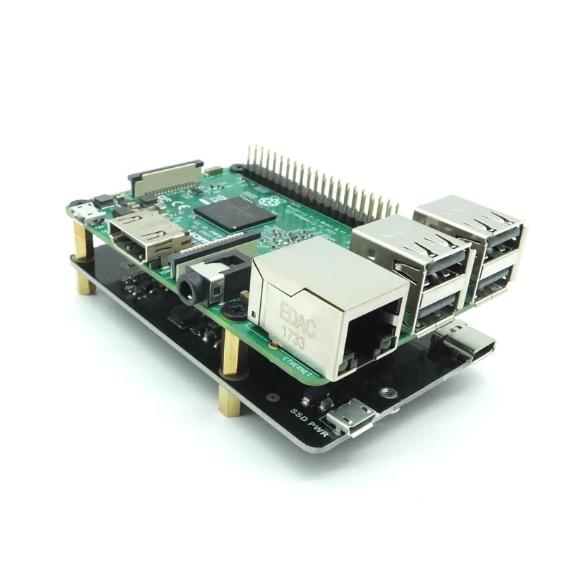  Raspberry Pi X870 NVMe M.2 2280/2260/2242/2230 SATA SSD Schild X870 Expansion Board für Raspberry p