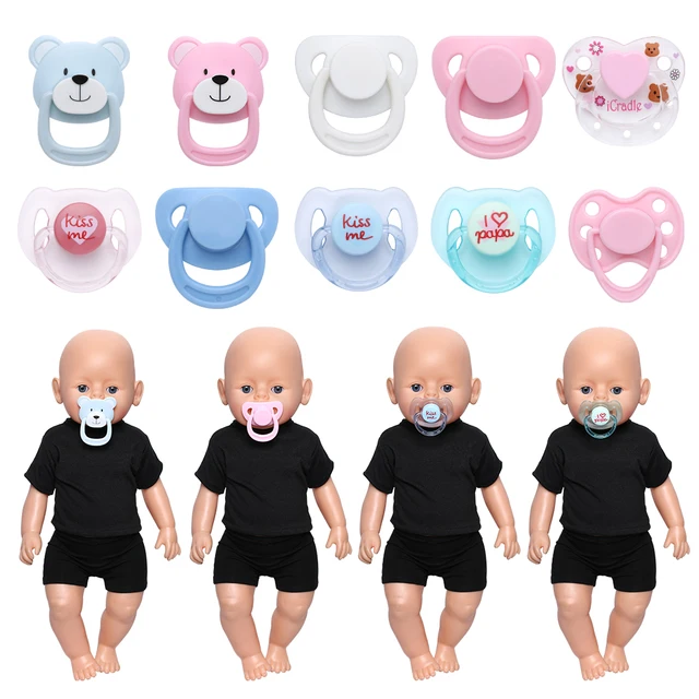 Brand New Lovely Doll Magnet Pacifier Doll Supplies Dummy Nipples Magnet For New Reborn Baby Kids Toy Doll Accessories 5
