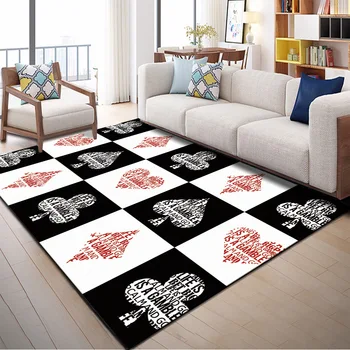 

New Geometry 3D Printing Carpets for Living Room Bedroom Decorate Carpet Kids Room Play Area Rugs Hallway coffee table Floor Mat