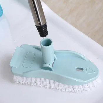 

Adjustable Bathroom Wall Floors Cleaning Scrub Long Handle Brush Telescopic for Bathtub Tile DTT88