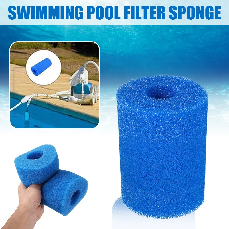 Swimming Pool Hot Tub Filter Foam Reusable Filter Cartridge For Intex Type H 