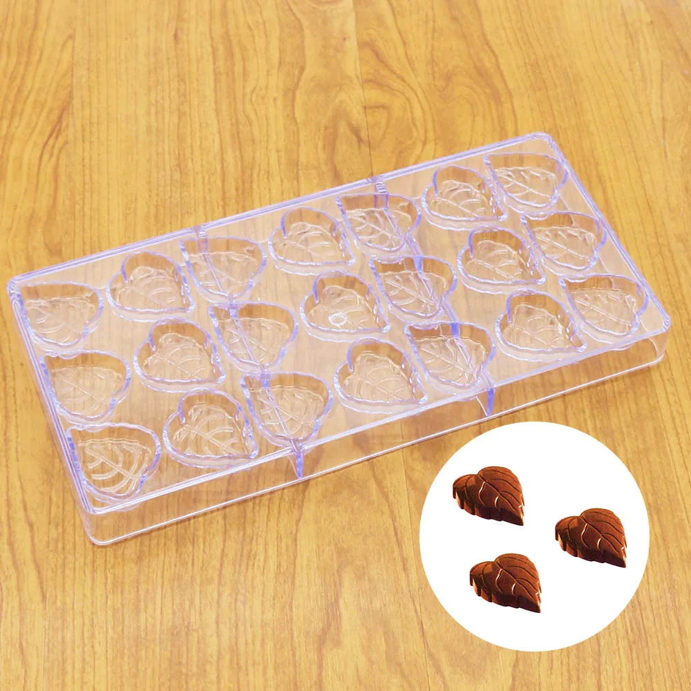 3D форма кубика поликарбонатная форма шоколада, форма для выпечки Kitche форма для сладостей для выпечки конфеты PC форма для шоколада выпечка Кондитерские инструменты - Цвет: Светло-серый