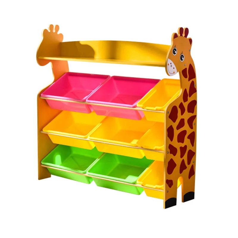 

Children's toys storage cabinet baby bookshelf multi-layer large-capacity cabinet toy rack storage rack