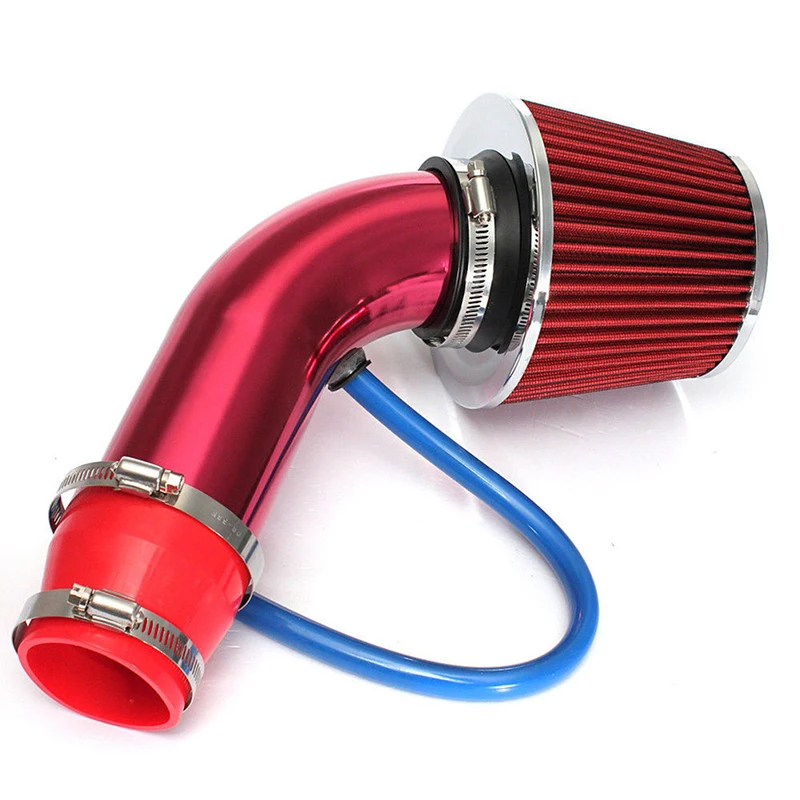 

High Quality Material Cold Air Intake Filter Kit Set Pipe Power High Flow Hose 76mm Universal Car Part