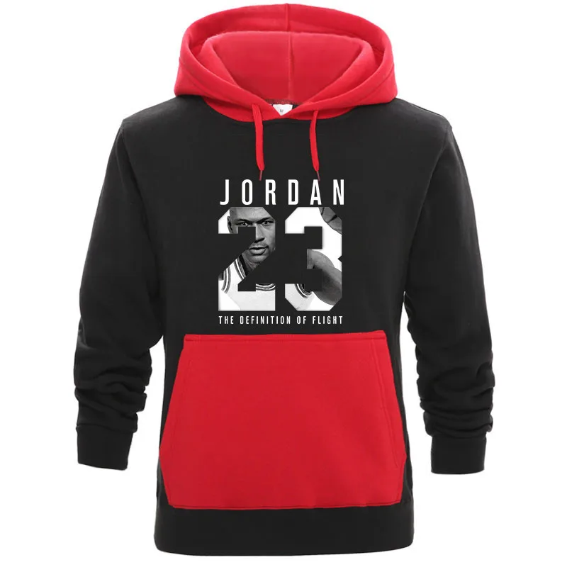 Брендовая мужская Толстовка контрастного цвета с длинным рукавом JORDAN 23 с капюшоном, мужская толстовка с капюшоном, спортивный костюм, пальто, повседневная спортивная одежда, толстовки