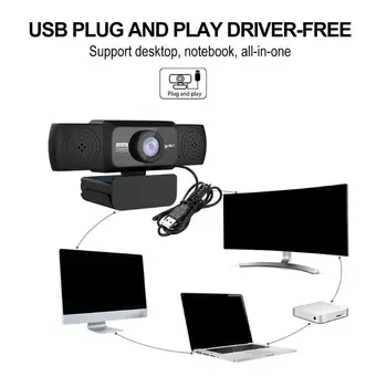 

30fps Full High Definition 1080p Usb Web Camera Mini Digital Web Camera Built-in Stereo Microphone