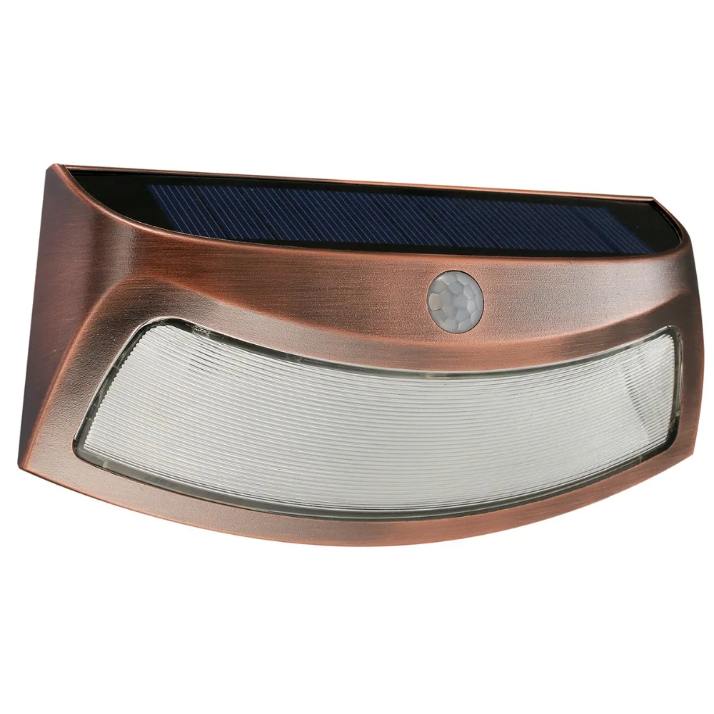 

Solar Power Light Leyoda Home Security Body PIR Sensor Solar Power Outdoor Smiling Wall Lights Night Lamps for Garden Doorway