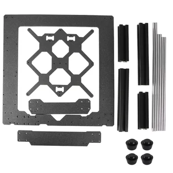 

3D Printer Parts For Prusa MK3 Frame Black Profile And Smooth Rods Kit Aluminum