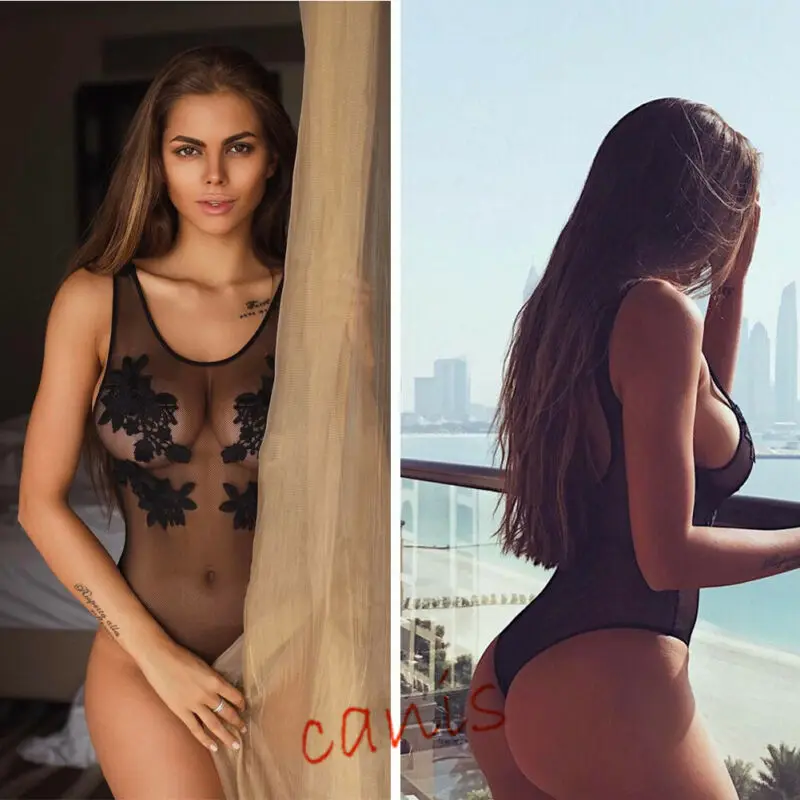 Сексуальное Женское боди с цветочной вышивкой, Кружевное боди, черный комбинезон, летние комбинезоны