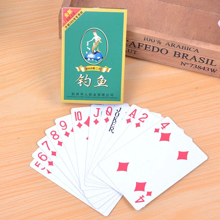 Оригинальная фабрика Рыбалка бутик второго поколения игральные карты реквизит Игры 080422 покер