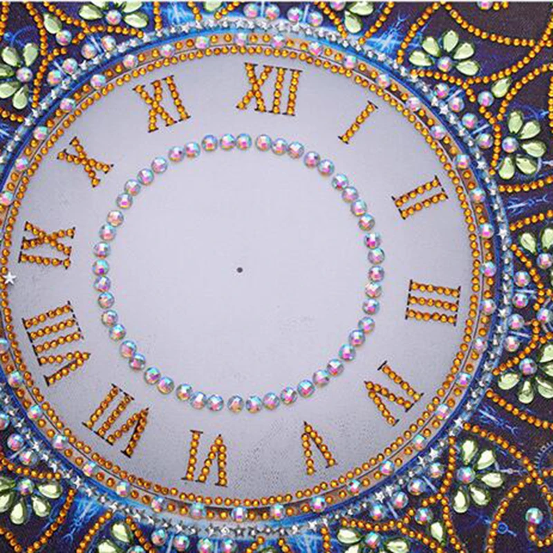5D DIY Алмазная вышивка особой формы настенные часы алмазная живопись вышивка крестиком часы Алмазная мозаика, стразы домашний декор