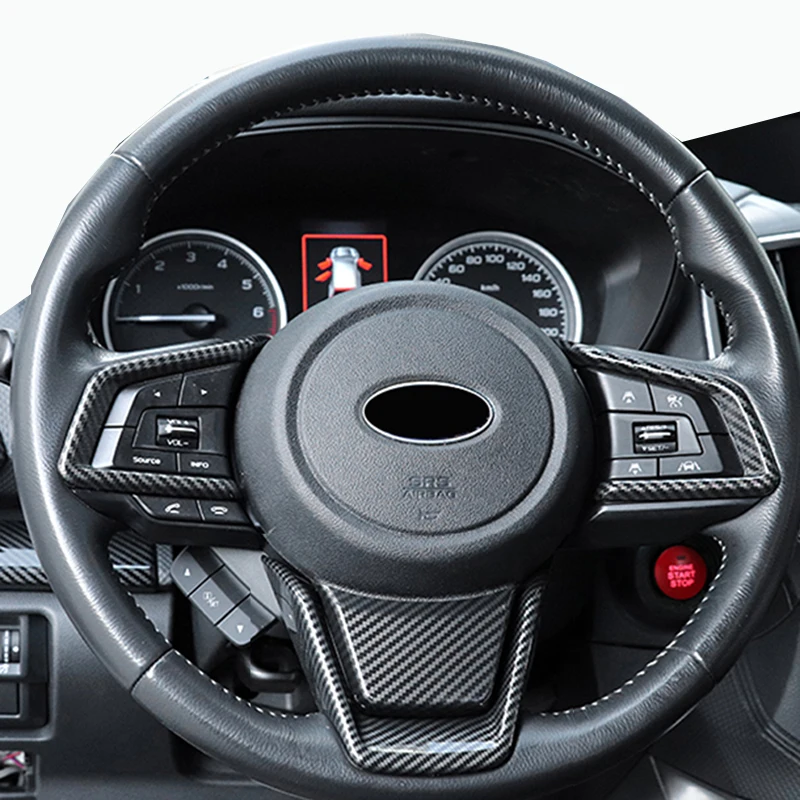 Для Subaru Forester SK 2019-2021 Outback 2020-2022 углеродный стиль руль Нижние кнопки наклейки
