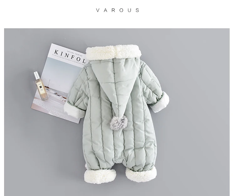 Одежда для маленьких мальчиков и девочек зимняя верхняя одежда для мальчиков и девочек, сохраняющая тепло, детский зимний комбинезон, пальто для маленьких девочек