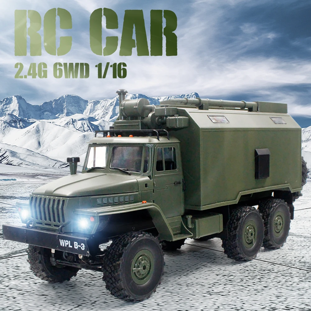 B 36 1:16 радиоуправляемые автомобили военный командный Автомобиль 2 4G 6WD армейские