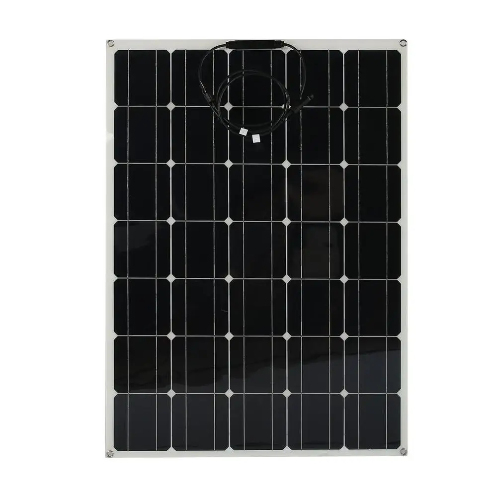 

Universal Monocrystalline Solar Panel Flexible 150W Solar Battery Charger High Efficiency Camping Power Supply