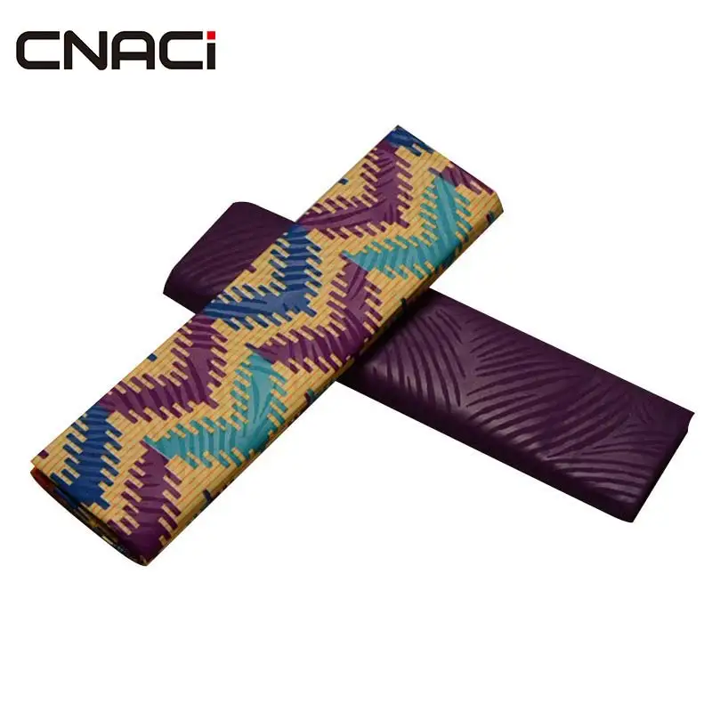 CNACI Новинка Kente Ткань Гана принт африканская ткань Анкара настоящий воск блок печать ткань 2+ 2 ярдов для женского платья