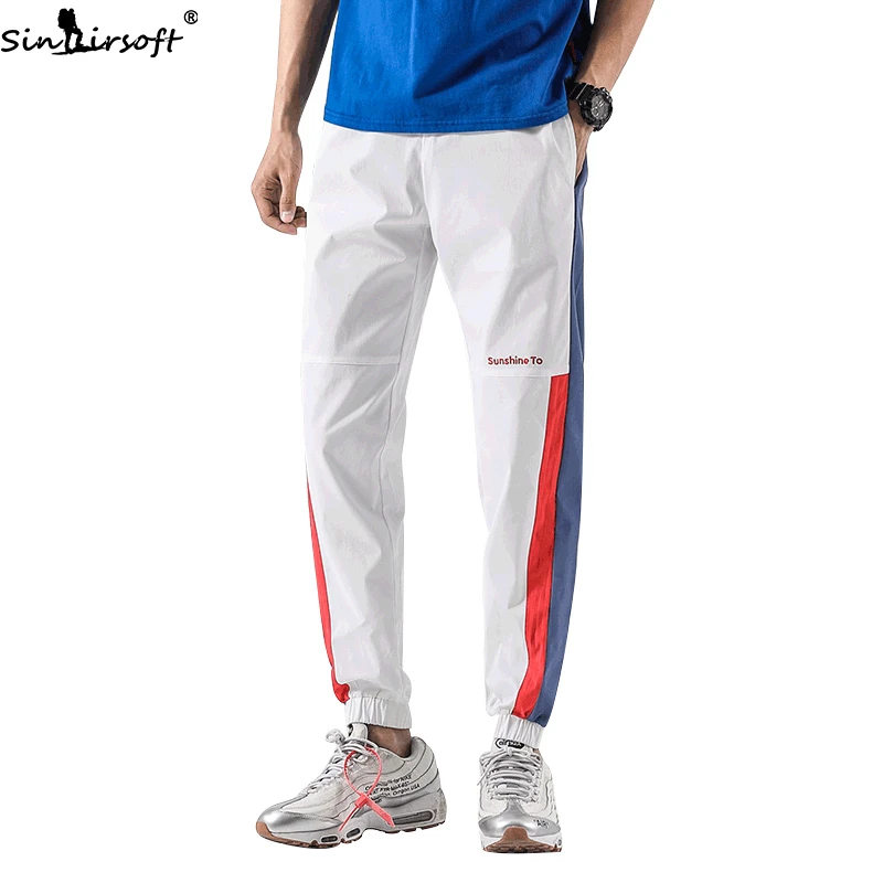 

Pants Men's Korean Version Of The Trend Spring Overalls Track Pants Pants Nine Feet Pants Loose Wild Tide Brand Casual Pants