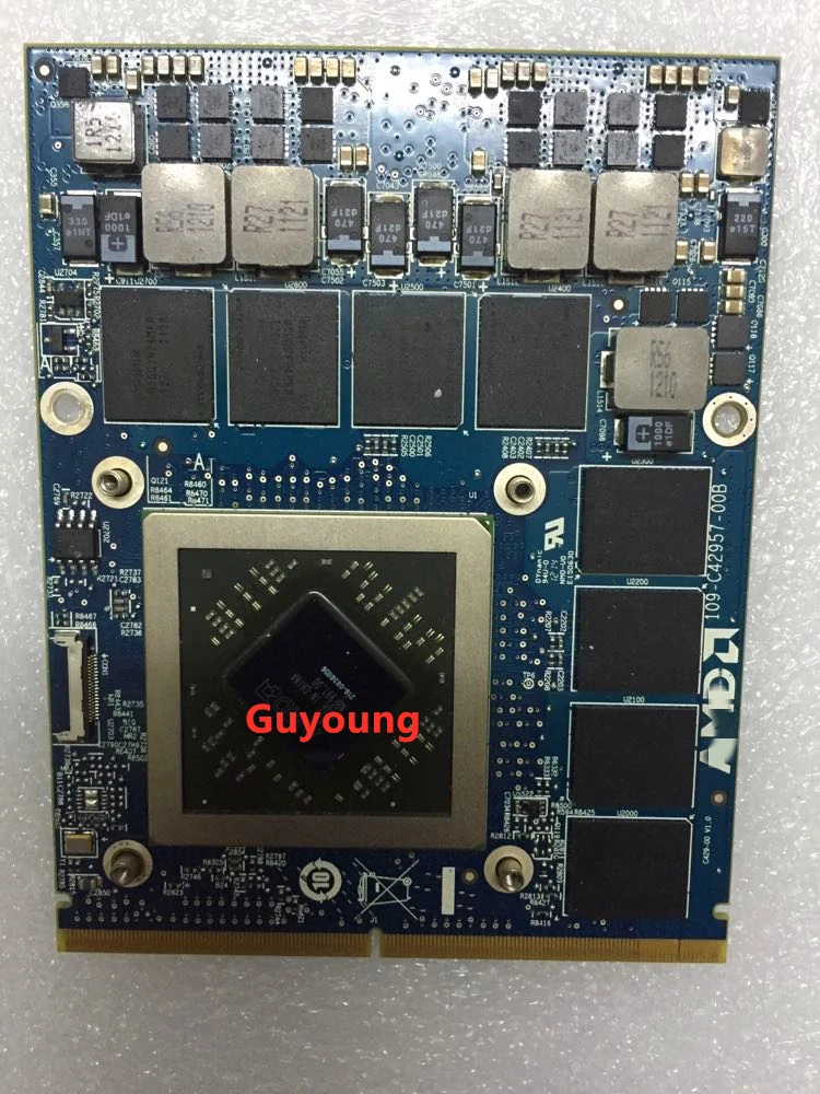 Оригинальная видеокарта HD7970M HD 7970M HD7970 VGA 216-0836036 2 ГБ для ноутбука Dell Alienware M17X M18X R1 R2