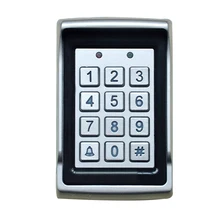 Электронный контроль доступа Пылезащитная домашняя Защитная клавиатура водонепроницаемый светодиодный подсветка цифровой считыватель паролей