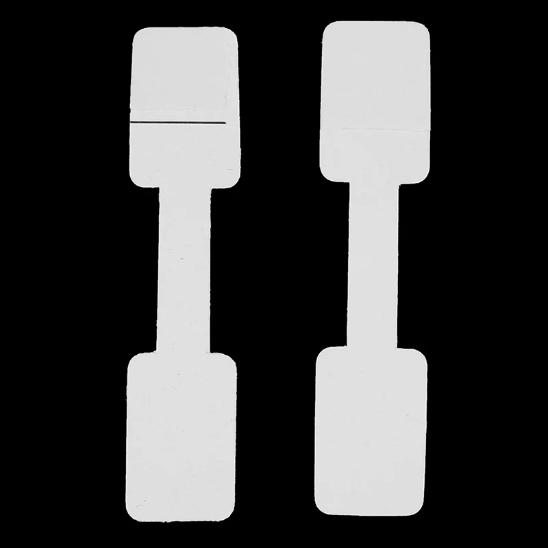 50pcs OR 100pcs  60mm*12mm DIY Paper Label Tags White Home Market Supplies Multi Use Price Tags