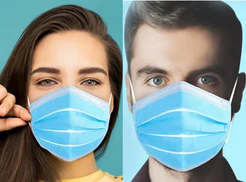 

3 Layers Disposable mask Anti dust mask mouth Face Mask Men Women Melt blown Fabric